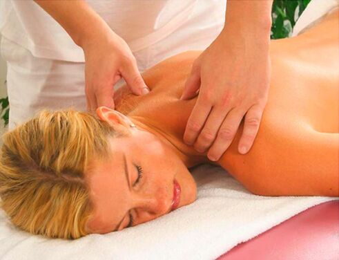 Therapeutic massage for cervical osteocondrosis