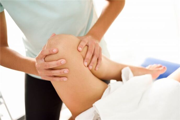 massage for knee arthrosis